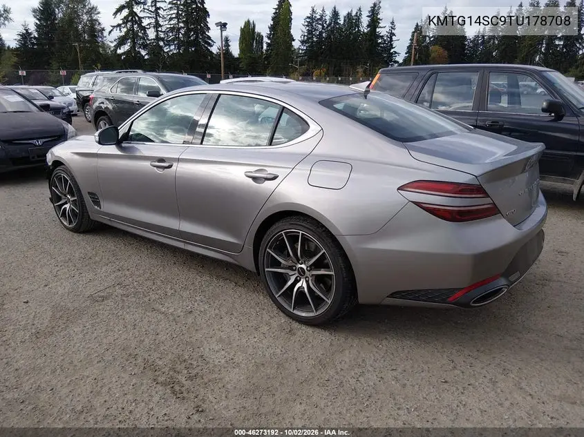 2026 GENESIS G70 VIN KMTG14SC9TU178708 — фото 3