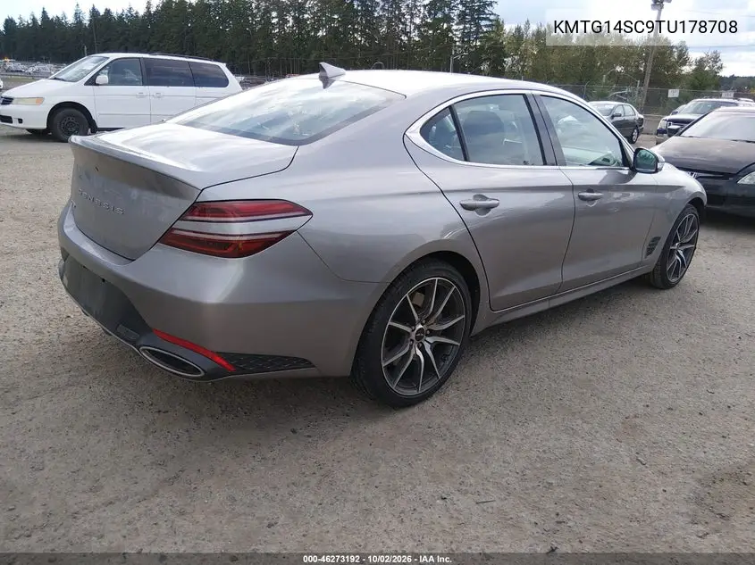 2026 GENESIS G70 VIN KMTG14SC9TU178708 — фото 4