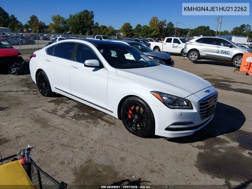 GENESIS G80 2017, VIN KMHGN4JE1HU212262