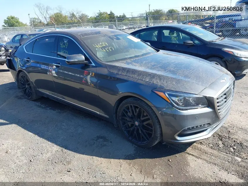 GENESIS G80 2018, VIN KMHGN4JF2JU250808