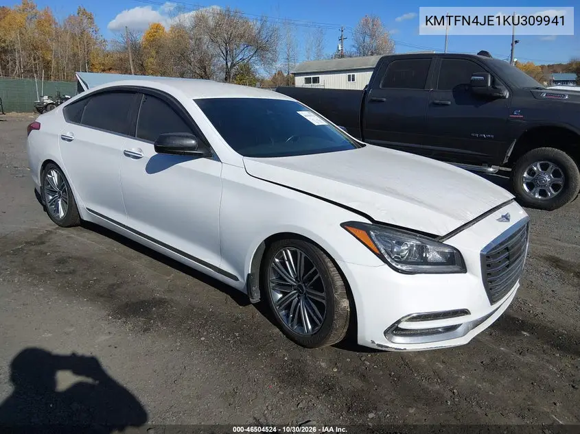 GENESIS G80 2019, VIN KMTFN4JE1KU309941