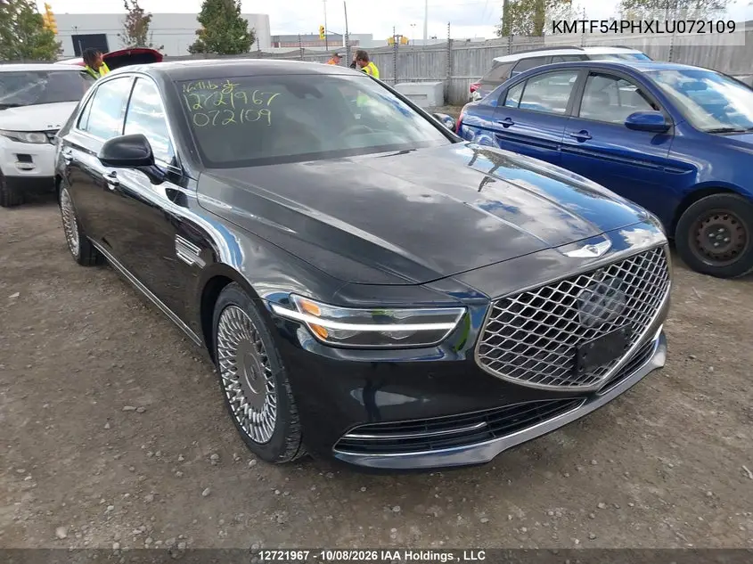 GENESIS G90 2020, VIN KMTF54PHXLU072109