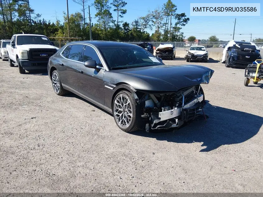 GENESIS G90 2024, VIN KMTFC4SD9RU035586