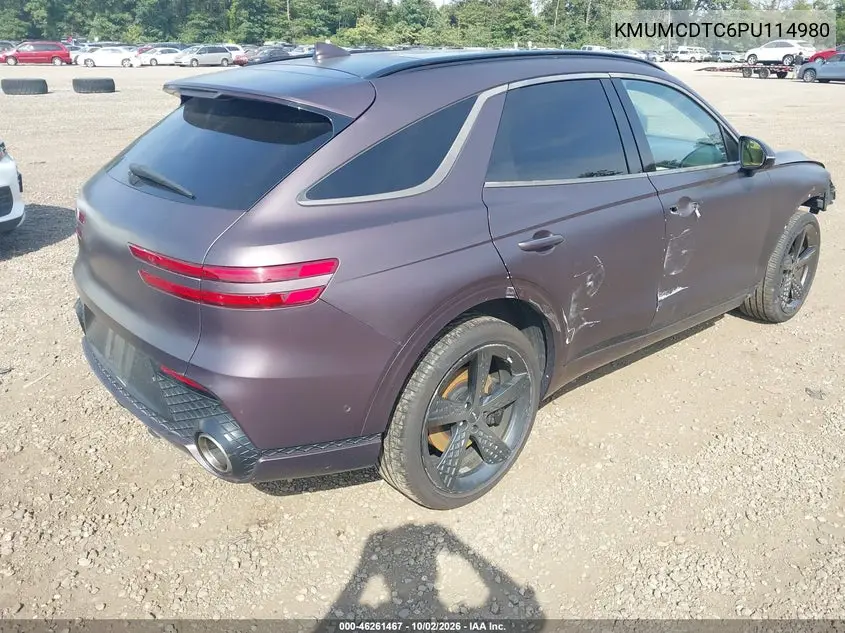 2023 GENESIS GV70 VIN KMUMCDTC6PU114980 — фото 4