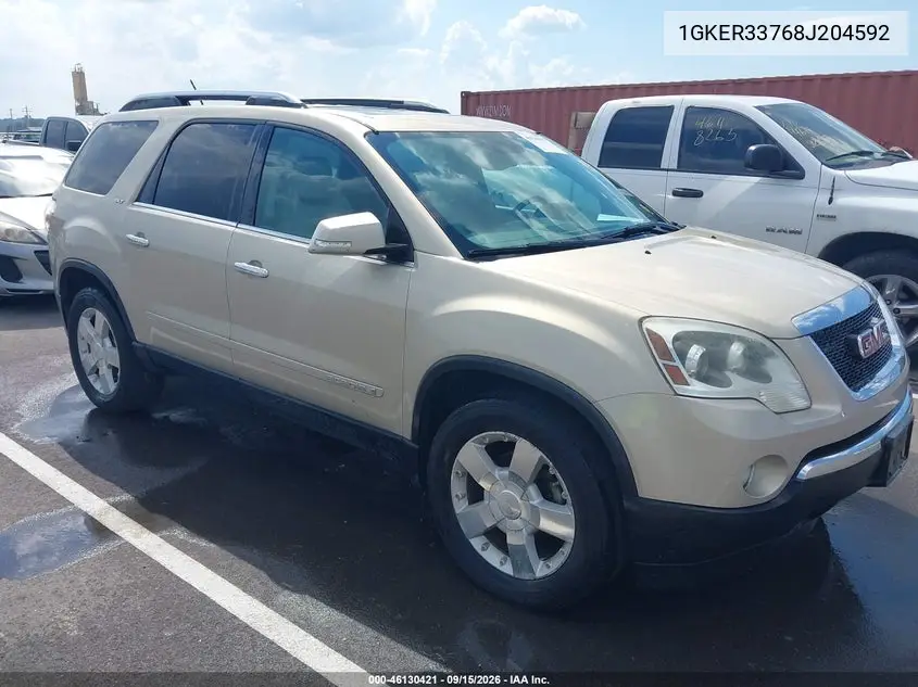 GMC ACADIA 2008, VIN 1GKER33768J204592