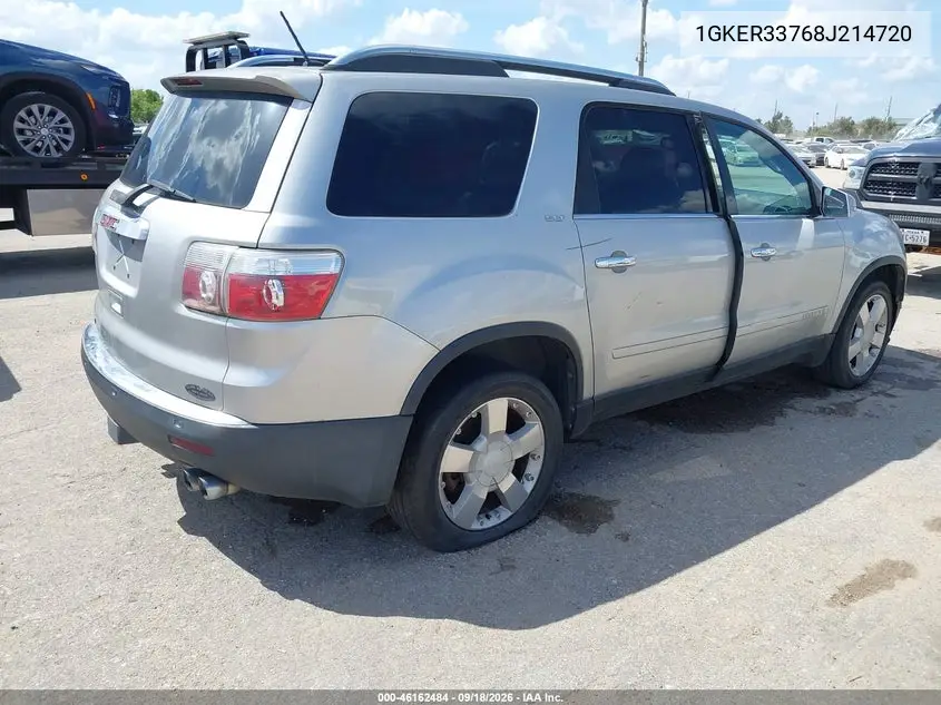 2008 GMC ACADIA VIN 1GKER33768J214720 — фото 4