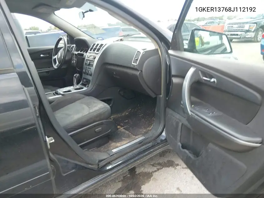 2008 GMC ACADIA VIN 1GKER13768J112192 — фото 5