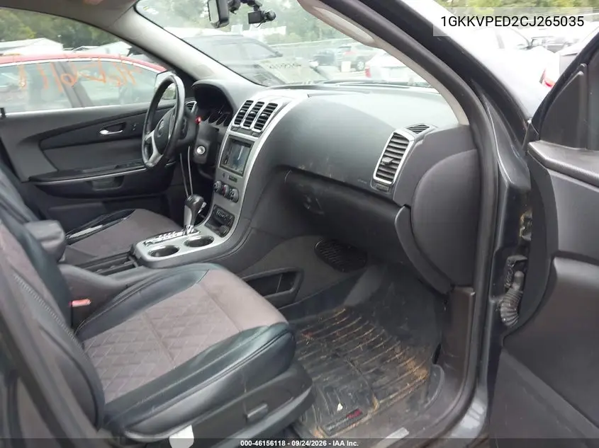 2012 GMC ACADIA VIN 1GKKVPED2CJ265035 — фото 5