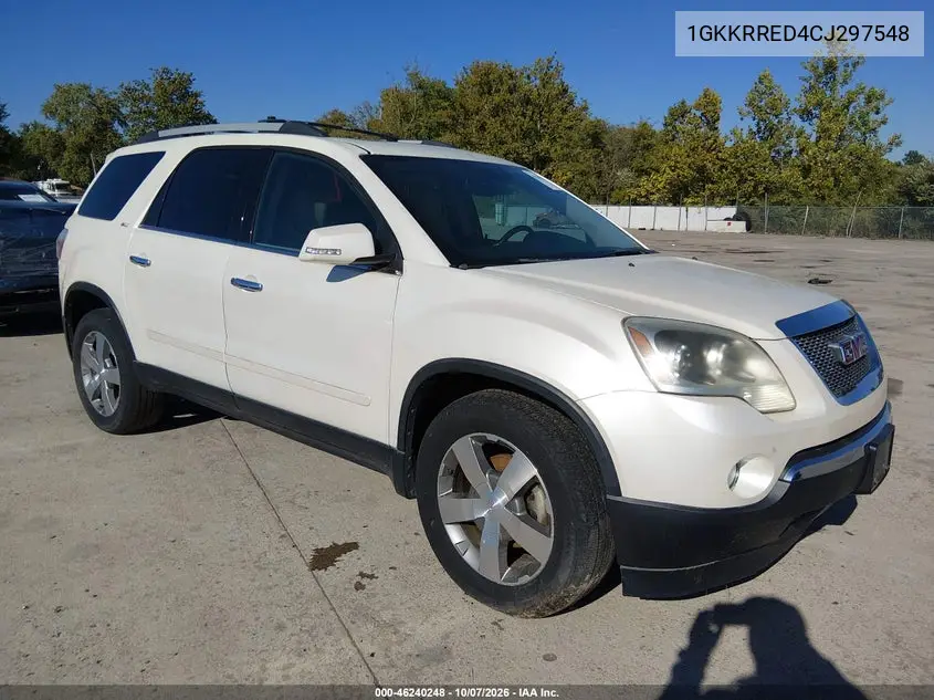 GMC ACADIA 2012, VIN 1GKKRRED4CJ297548