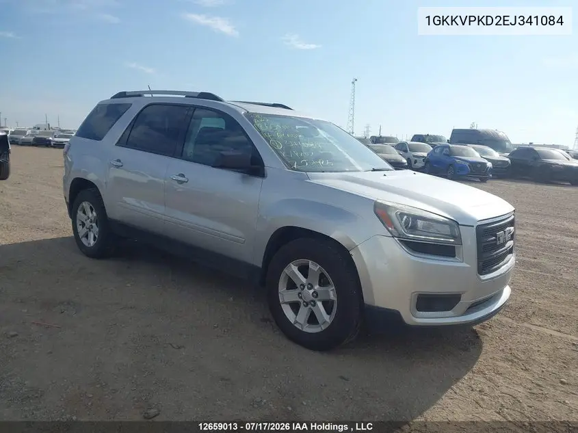 GMC ACADIA 2014, VIN 1GKKVPKD2EJ341084
