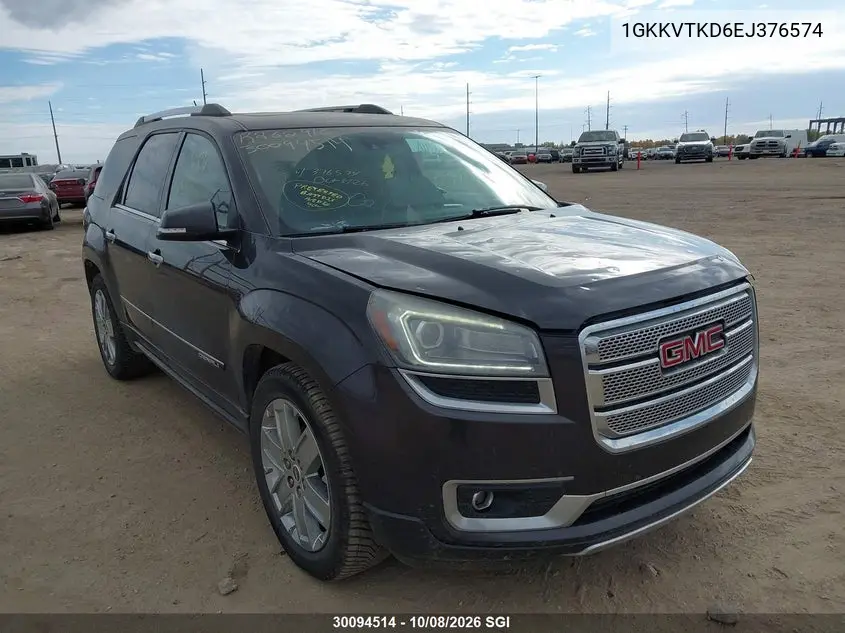 GMC ACADIA 2014, VIN 1GKKVTKD6EJ376574