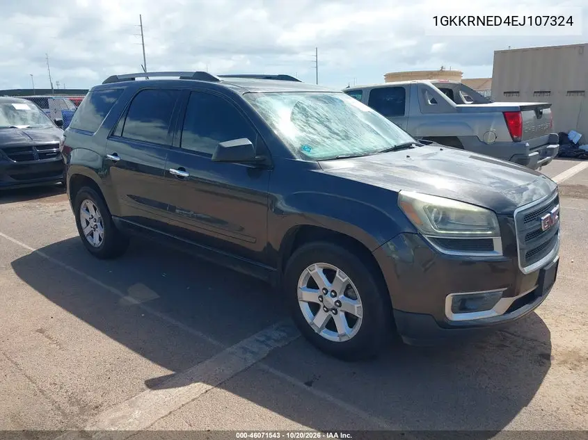 GMC ACADIA 2014, VIN 1GKKRNED4EJ107324