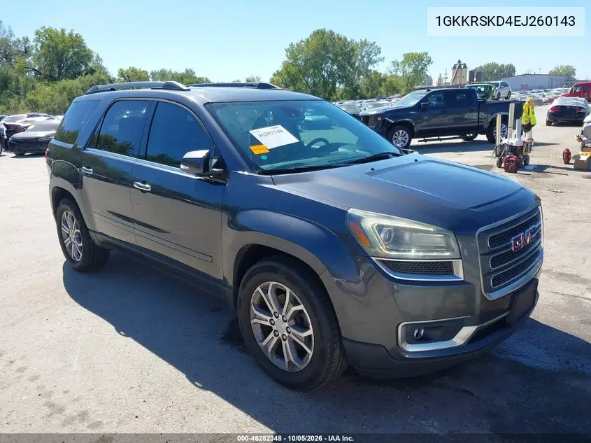 GMC ACADIA 2014, VIN 1GKKRSKD4EJ260143