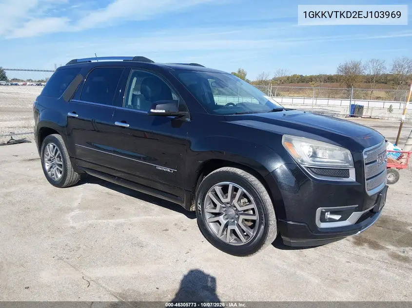 GMC ACADIA 2014, VIN 1GKKVTKD2EJ103969