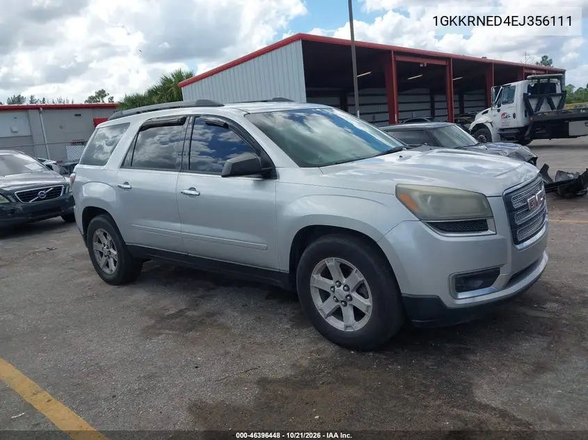 GMC ACADIA 2014, VIN 1GKKRNED4EJ356111
