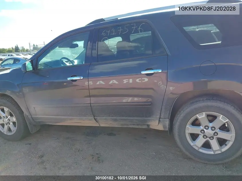 2015 GMC ACADIA VIN 1GKKVPKD8FJ202028 — фото 14