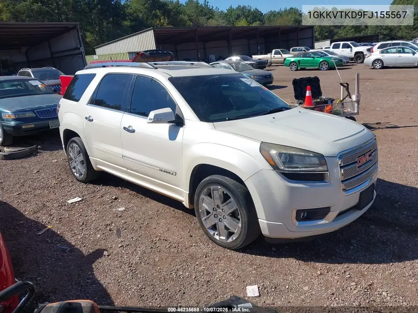 GMC ACADIA 2015, VIN 1GKKVTKD9FJ155567
