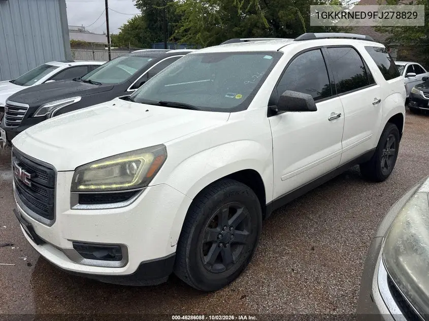 2015 GMC ACADIA VIN 1GKKRNED9FJ278829 — фото 2