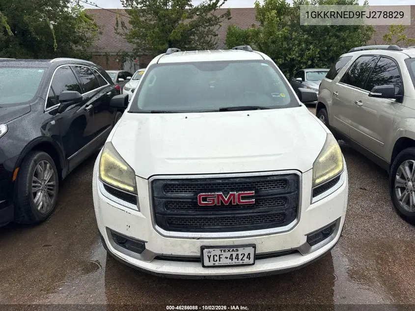 2015 GMC ACADIA VIN 1GKKRNED9FJ278829 — фото 6