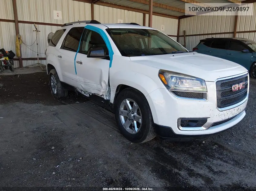 GMC ACADIA 2015, VIN 1GKKVPKD9FJ269897