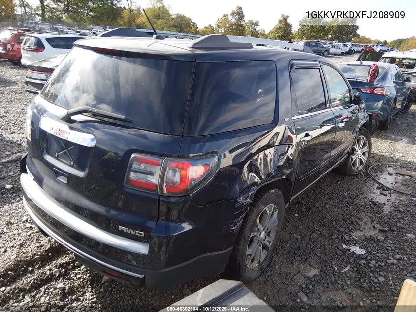 2015 GMC ACADIA VIN 1GKKVRKDXFJ208909 — фото 4