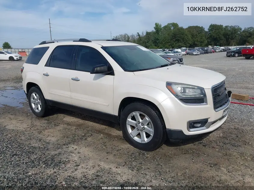 GMC ACADIA 2015, VIN 1GKKRNED8FJ262752