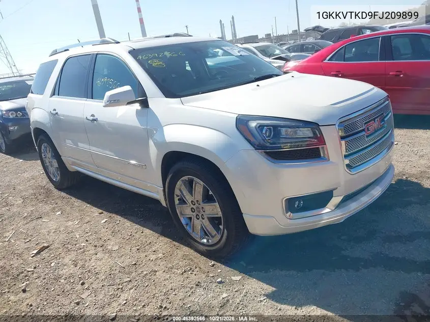 GMC ACADIA 2015, VIN 1GKKVTKD9FJ209899