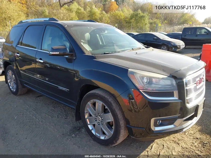 GMC ACADIA 2015, VIN 1GKKVTKD5FJ117768