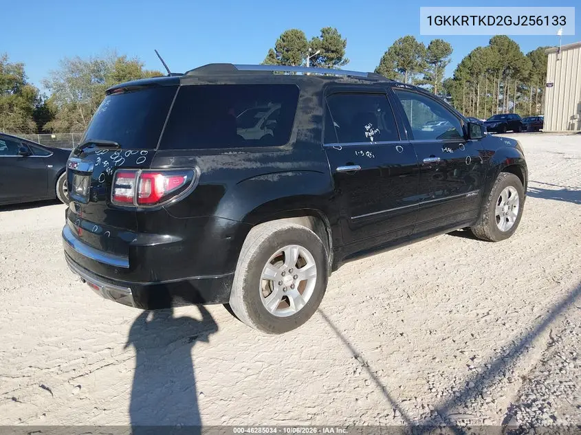 2016 GMC ACADIA VIN 1GKKRTKD2GJ256133 — фото 4