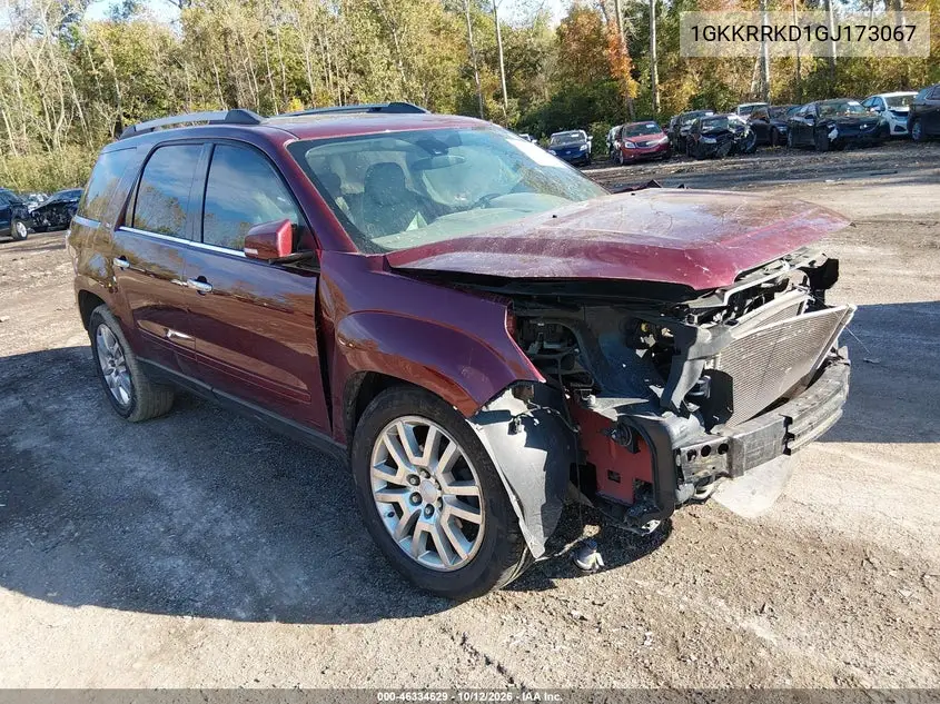 GMC ACADIA 2016, VIN 1GKKRRKD1GJ173067