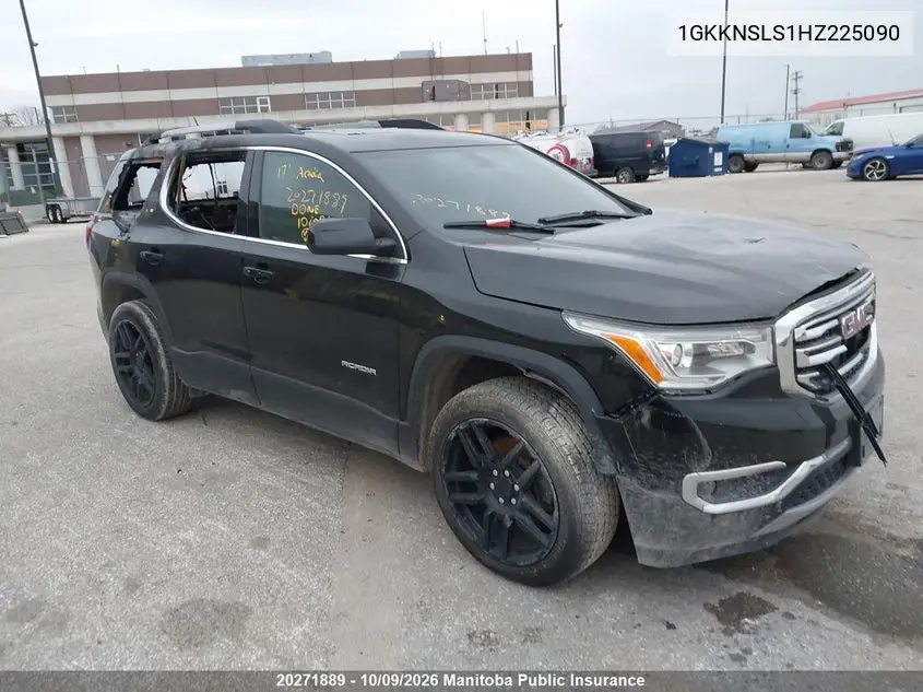 GMC ACADIA 2017, VIN 1GKKNSLS1HZ225090