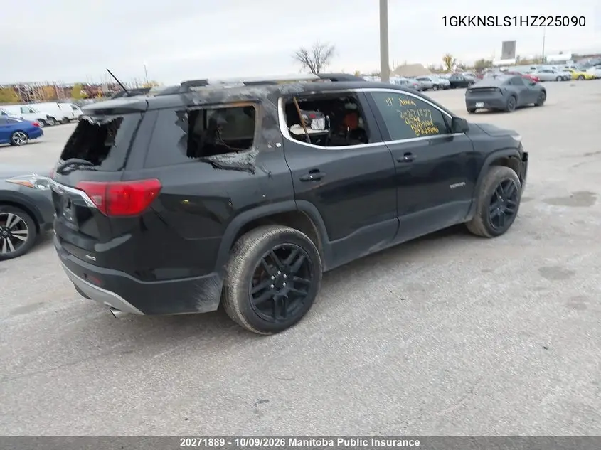 2017 GMC ACADIA VIN 1GKKNSLS1HZ225090 — фото 4