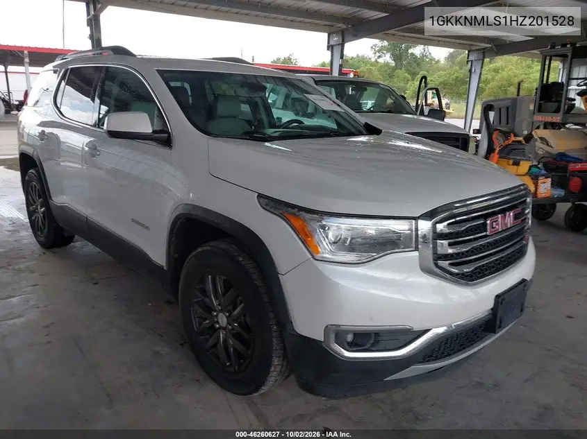 GMC ACADIA 2017, VIN 1GKKNMLS1HZ201528