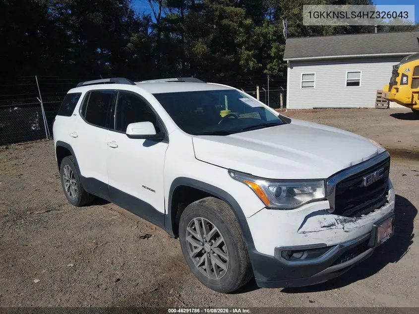 GMC ACADIA 2017, VIN 1GKKNSLS4HZ326043