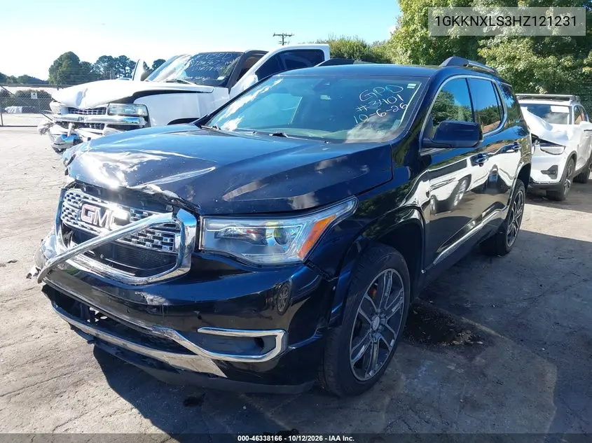 2017 GMC ACADIA VIN 1GKKNXLS3HZ121231 — фото 2