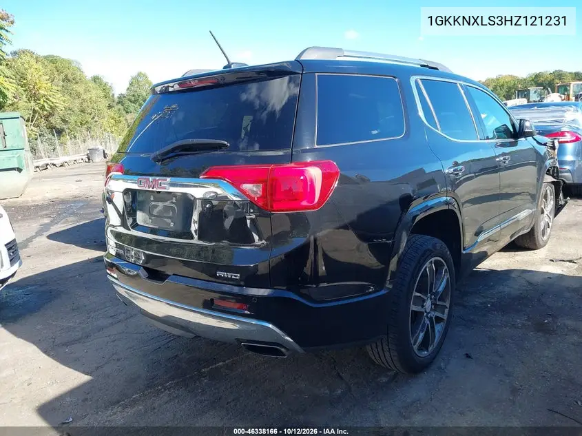 2017 GMC ACADIA VIN 1GKKNXLS3HZ121231 — фото 4