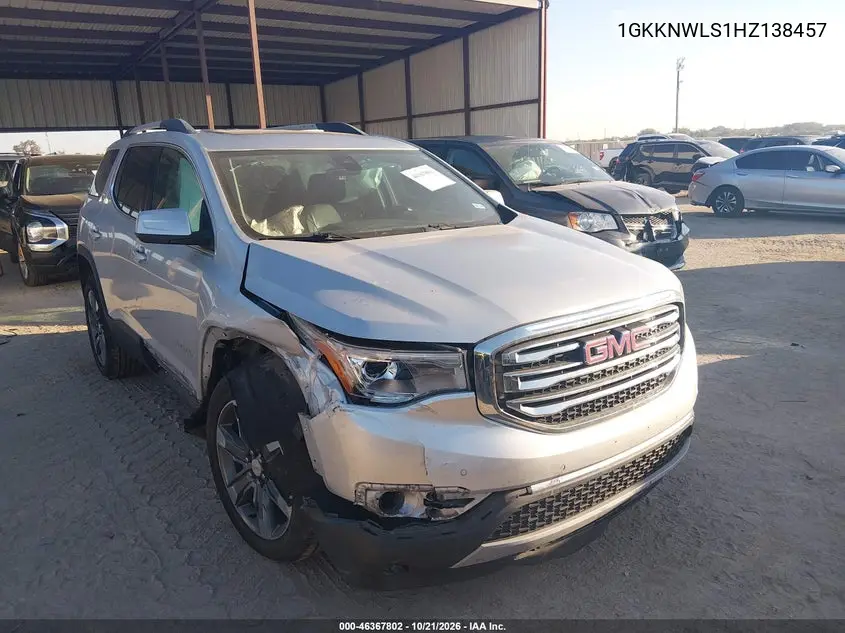 GMC ACADIA 2017, VIN 1GKKNWLS1HZ138457