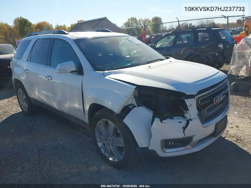 GMC ACADIA 2017, VIN 1GKKVSKD7HJ237732