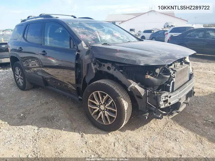 GMC ACADIA 2017, VIN 1GKKNTLS5HZ289722