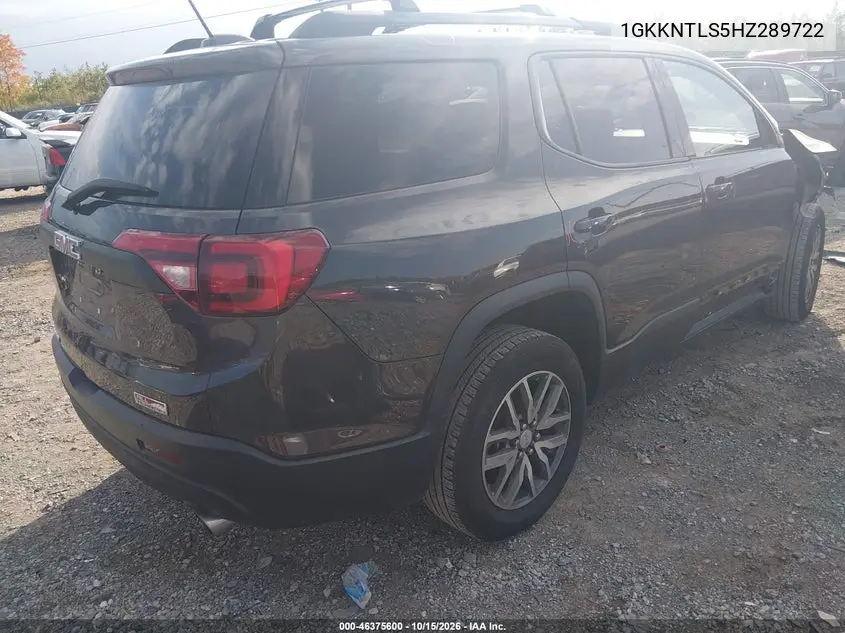 2017 GMC ACADIA VIN 1GKKNTLS5HZ289722 — фото 4