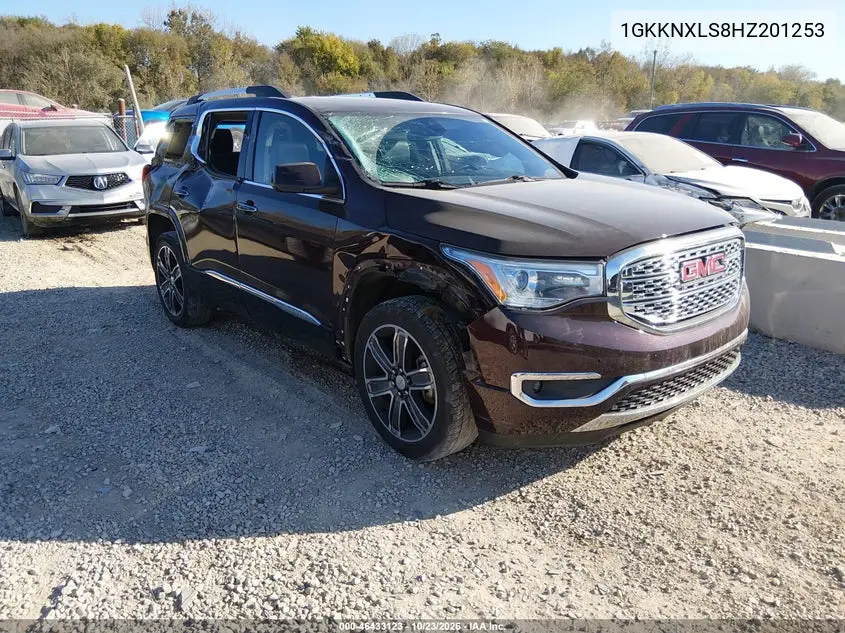 GMC ACADIA 2017, VIN 1GKKNXLS8HZ201253