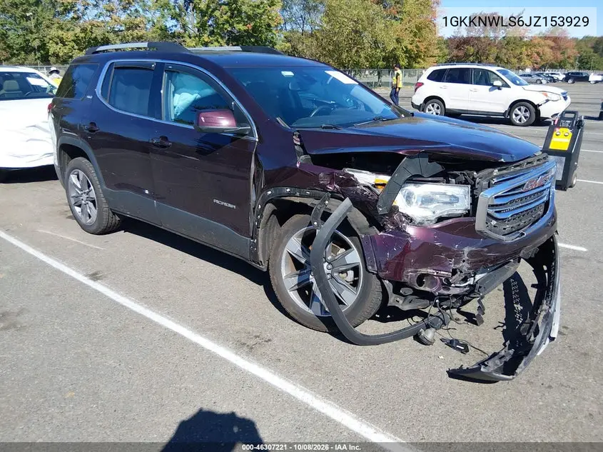 GMC ACADIA 2018, VIN 1GKKNWLS6JZ153929