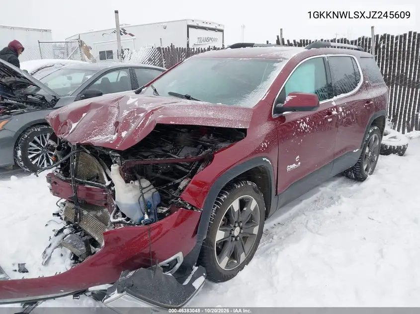 2018 GMC ACADIA VIN 1GKKNWLSXJZ245609 — фото 2
