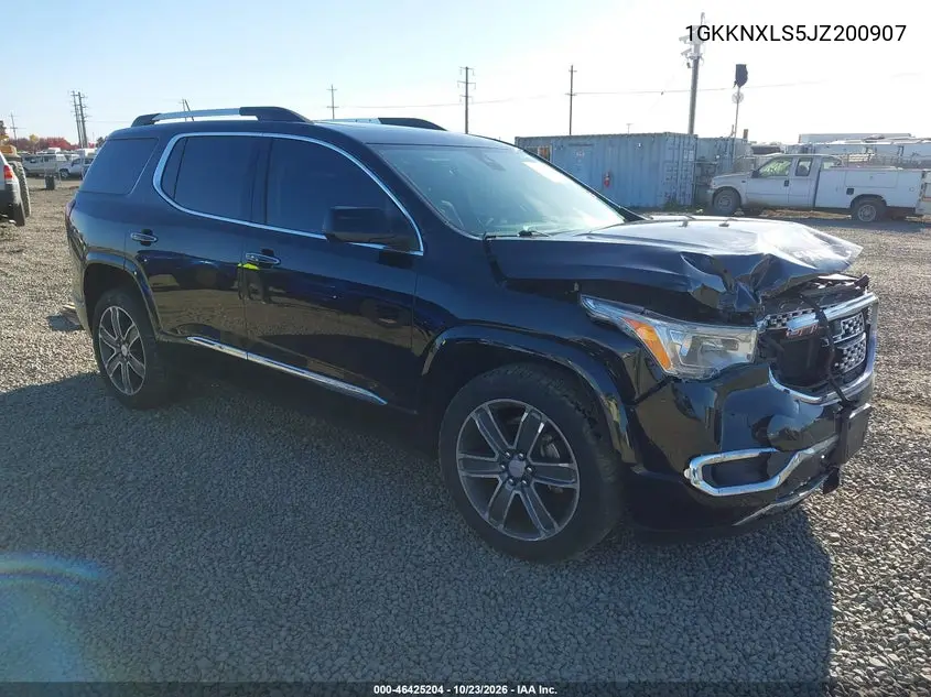 GMC ACADIA 2018, VIN 1GKKNXLS5JZ200907