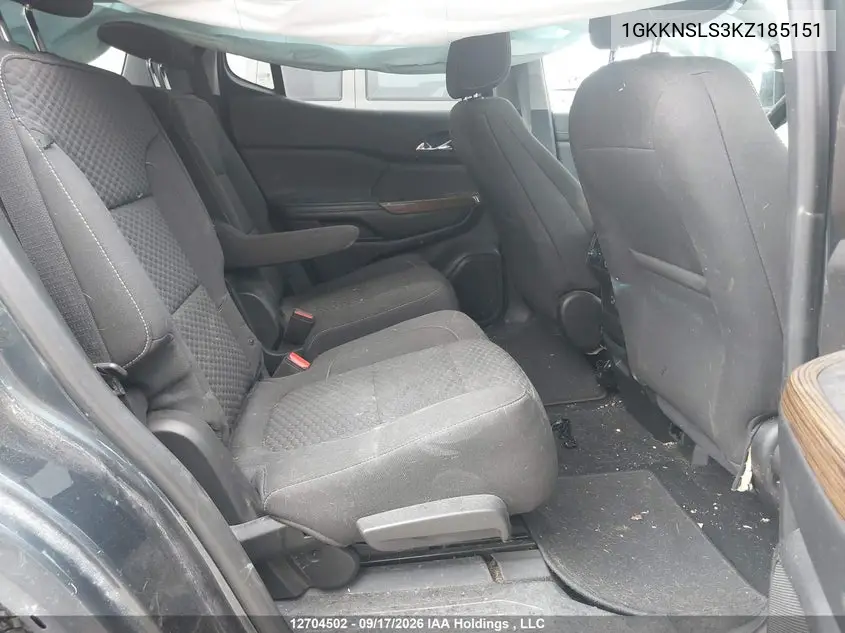 2019 GMC ACADIA VIN 1GKKNSLS3KZ185151 — фото 8
