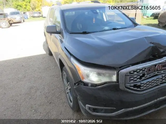 GMC ACADIA 2019, VIN 1GKKNXLS8KZ165605