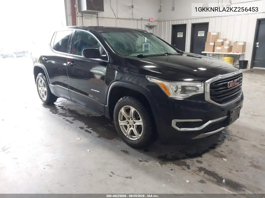 GMC ACADIA 2019, VIN 1GKKNRLA2KZ256453