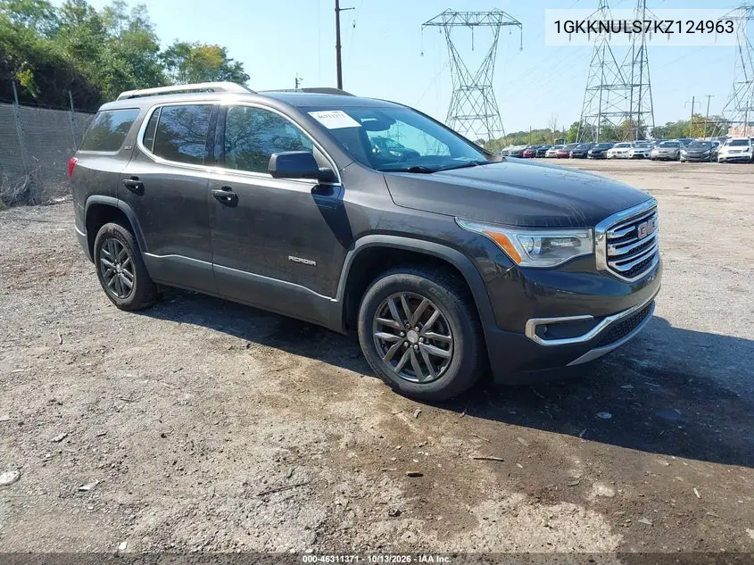 GMC ACADIA 2019, VIN 1GKKNULS7KZ124963