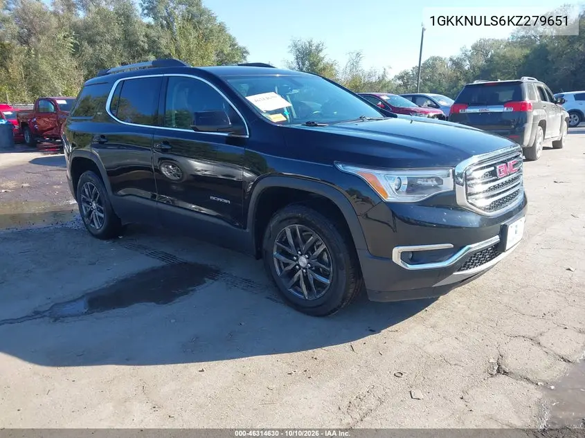 GMC ACADIA 2019, VIN 1GKKNULS6KZ279651