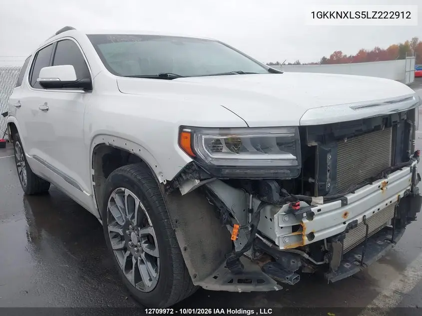 GMC ACADIA 2020, VIN 1GKKNXLS5LZ222912